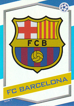 Club Emblem FC Barcelona 2016/17 Topps Match Attax CL Logo #FCB01